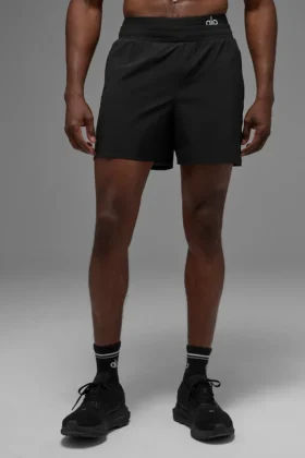 5" Traction Running Short - Black