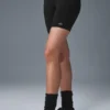 7" High-Waist Biker Short - Black