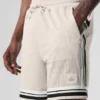7" Key Mesh Basketball Short - Bone