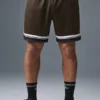 7" Key Mesh Basketball Short - Espresso