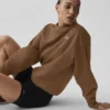 Accolade Crew Neck Pullover - Sun Kissed Brown