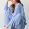 Accolade Straight Leg Sweatpant - Light Provence Blue