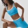Airbrush Better Together Bra - Azure Blue/White