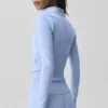 Airbrush Corset Full Zip Jacket - Light Provence Blue