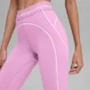 Airbrush High-Waist 7/8 Heart Throb Legging - Candy Heart Pink/White