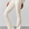 Airbrush High-Waist Bootcut Legging - Ivory