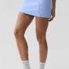 Airbrush High-Waist Good Form Tennis Skirt - Light Provence Blue