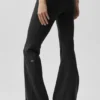 Airbrush Low-Rise Bootcut Legging - Black