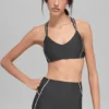 Airlift Haven Bra - Anthracite/White