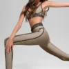 Airlift High-Waist 7/8 Line up Legging - Gravel