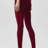 Airlift High-Waist 7/8 Line up Legging - Summer Romance Red