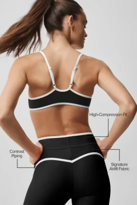 Airlift High Waist Charger 7/8 Legging – Black/White