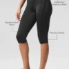 Airlift High-Waist Line up Capri - Black