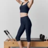 Airlift High-Waist Sleek Capri - Navy