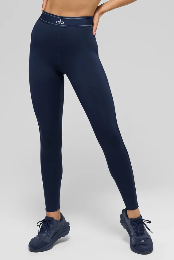 Airlift High-Waist Suit up Legging - Navy/Navy
