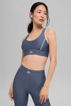 Airlift Suit up Bra – Bluestone/White