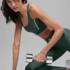 Airlift Suit up Bra - Clover Green/White
