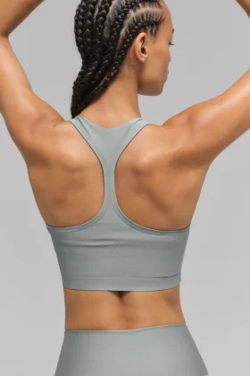 Airlift Super Sleek Bra Tank – Lunar Grey