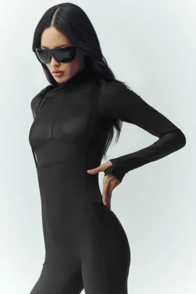 Airlift Winter Warm Mesh Ski Time Long Sleeve - Black