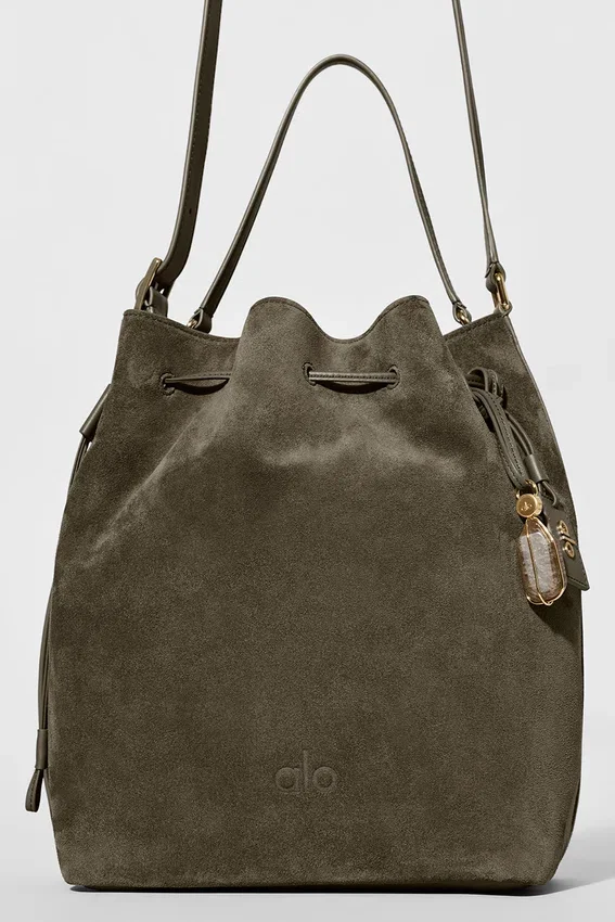 Alo Balance Bucket - Olive Tree Suede
