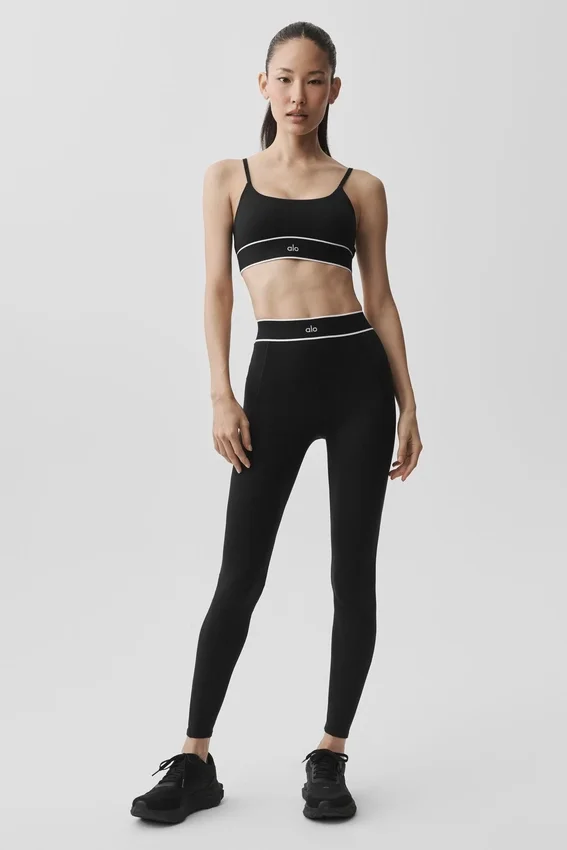 Alo Softsculpt Amp It up Bra - Black