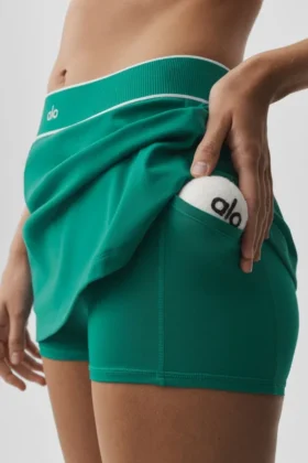 Alo Softsculpt Amp It up Tennis Skirt – Emerald Isle