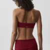 Alo Softsculpt Feel the Heat Halter Bra - Summer Romance Red