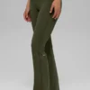 Alo Softsculpt High-Waist 7/8 Bootcut Legging - Green Olive