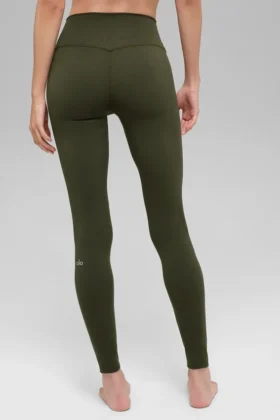 Alo Softsculpt High-Waist Legging – Green Olive