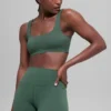 Alo Softsculpt Precision Bra - Clover Green