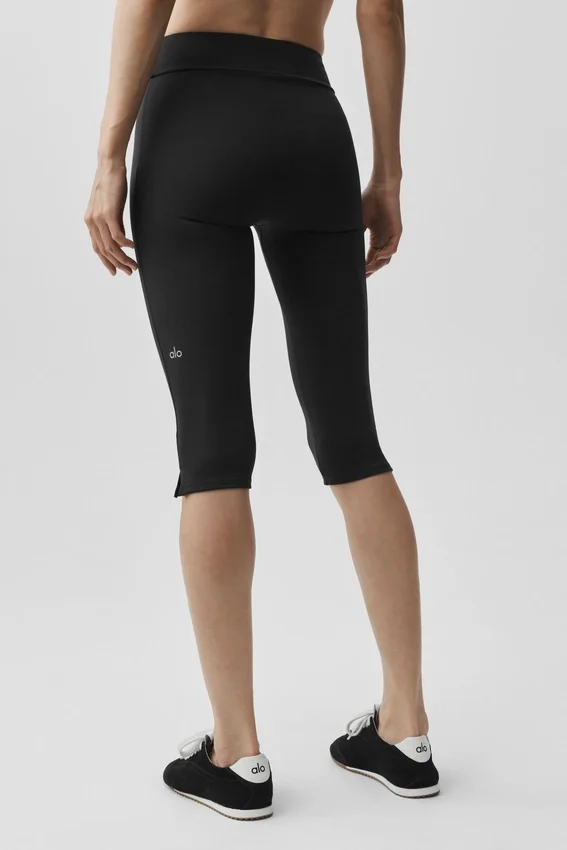 Alo Softsculpt Shoreline Capri - Black