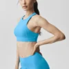 Alo Softsculpt Superset Bra - Azure Blue