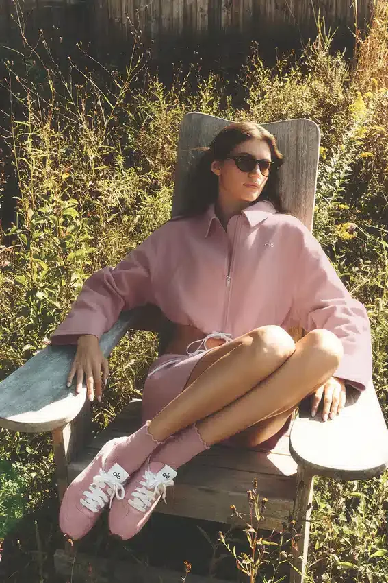 Alo Sunset Sneaker - Vintage Pink