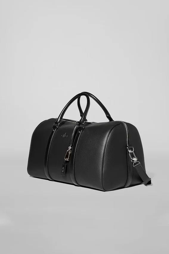 Alo Voyage Duffle - Black Leather