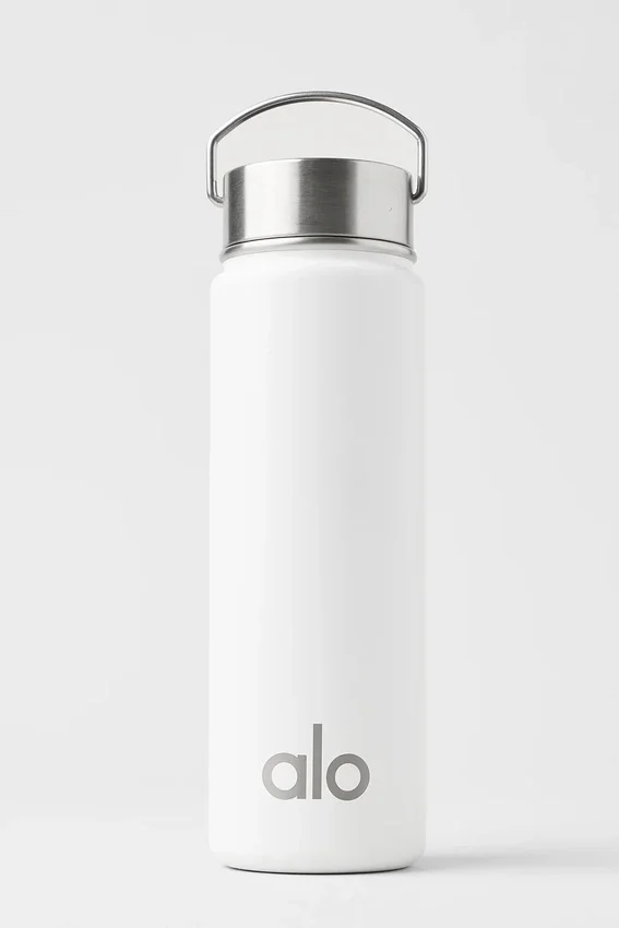 Alo Water Bottle - White