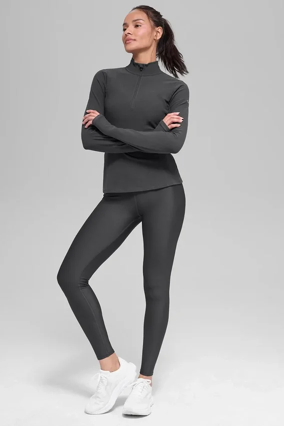 Alosoft 1/2 Zip Rapid Pullover - Anthracite