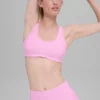 Alosoft Center Stage Bra - Candy Heart Pink