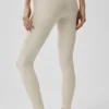 Alosoft High-Waist 7/8 Highlight Legging - Oatmeal Heather