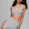 Alosoft Sincere Micro Short - Athletic Heather Grey