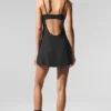 Breezy Tennis Dress - Black