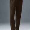 Cable Knit Winter Bliss Pant - Espresso