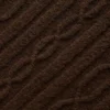 Cable Knit Cropped Winter Bliss Turtleneck Long Sleeve - Espresso