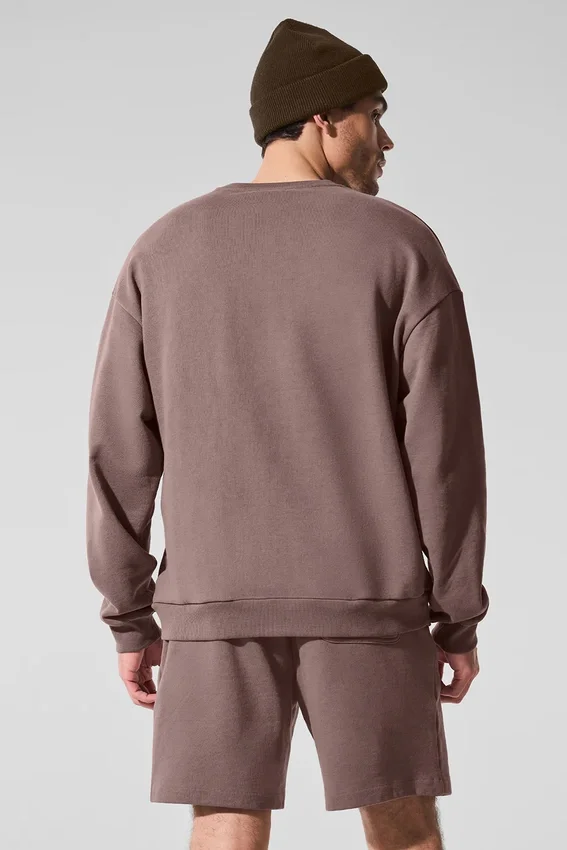 Chill Crew Neck Pullover - Mushroom