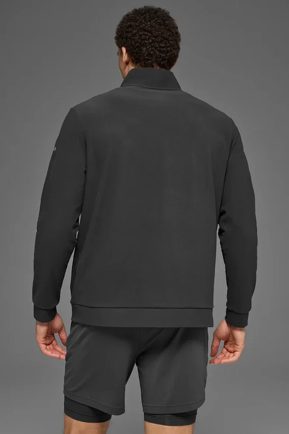 Conquer Max Mock Neck Full Zip - Anthracite