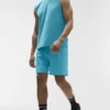 Conquer Muscle Tank - Blue Breeze
