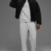 Corduroy Stage Puffer - Black