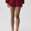 Cotton High-Waist Real Deal Short - Summer Romance Red