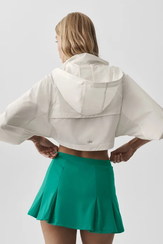 Cropped Playmaker Jacket - Ivory