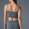 Denim Knit Garter Tank - Steel Grey/Anthracite