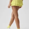 Double or Nothing Tennis Skirt - Sunshine